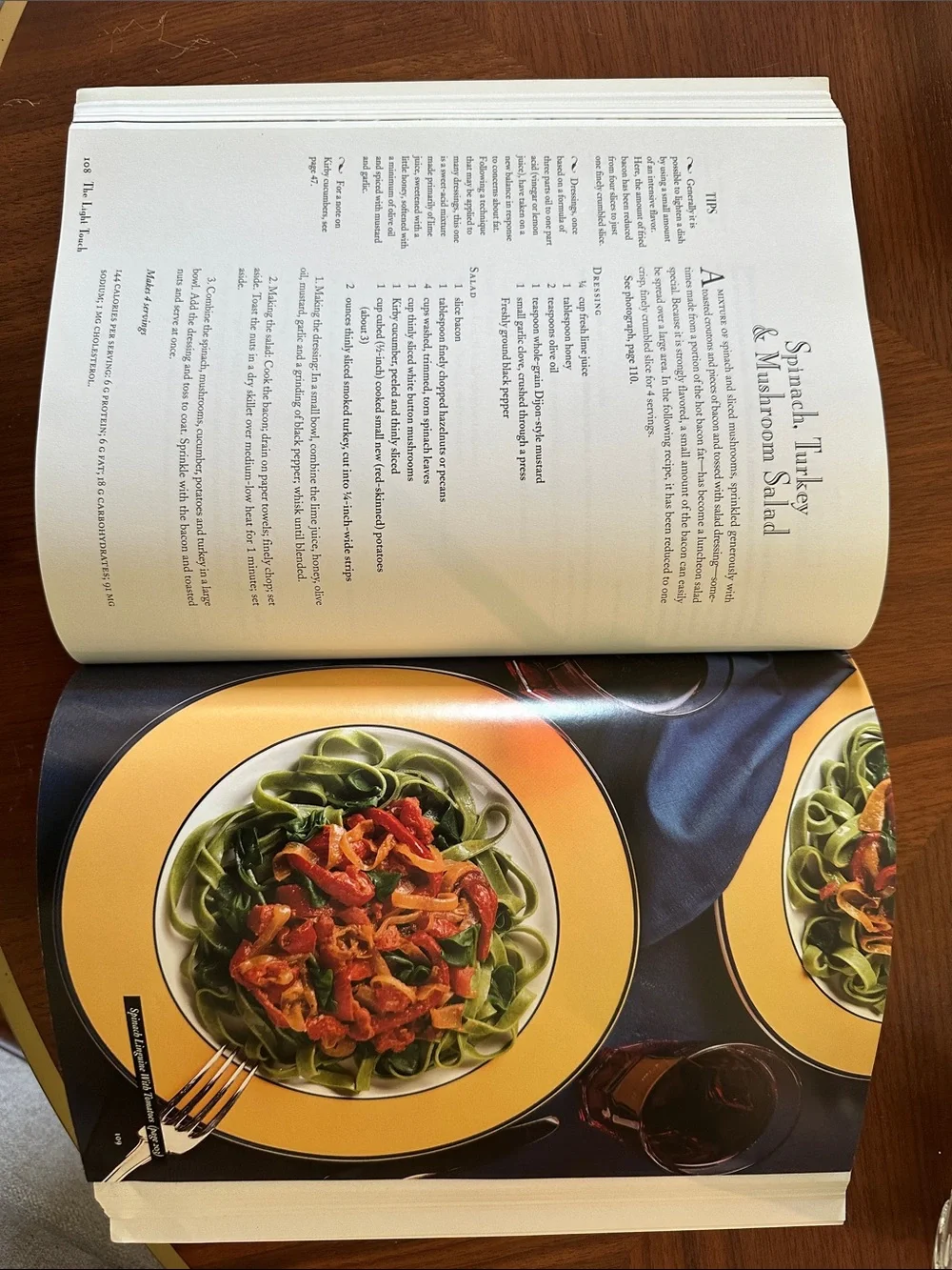 The Light Touch Cookbook: all-time favorite recipes made healthful and delicious